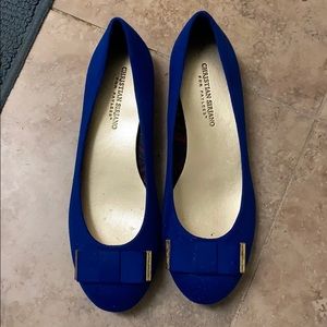 Christian Siriano Blue Flat - Sz 81/2 - Never Worn